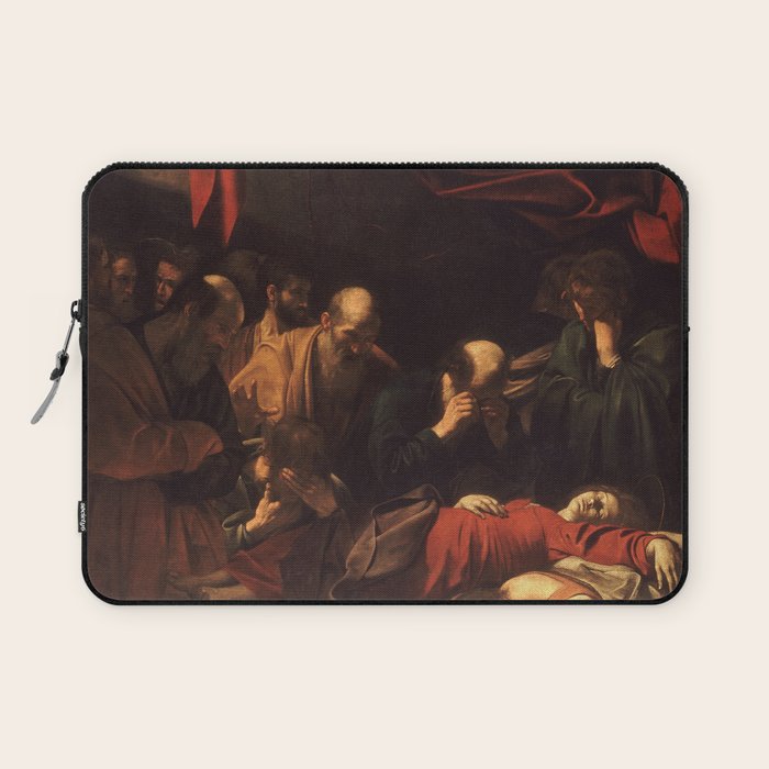 Michelangelo Merisi da Caravaggio "The Death of the Virgin" Laptop Sleeve Gallery Image 1