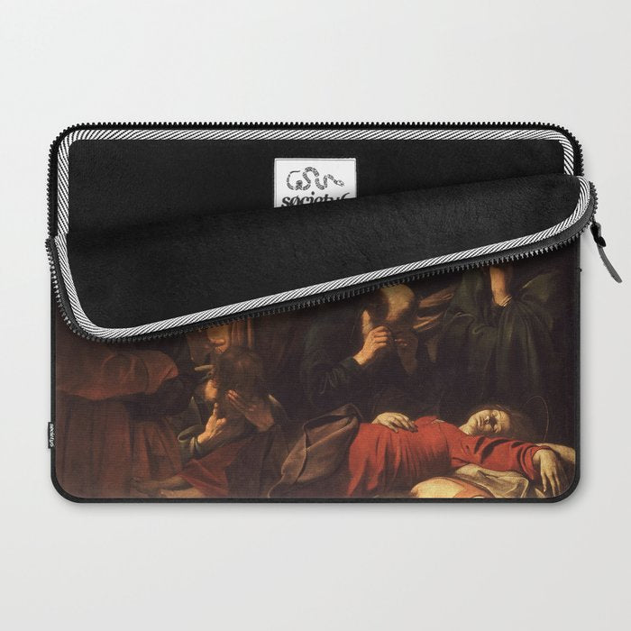 Michelangelo Merisi da Caravaggio "The Death of the Virgin" Laptop Sleeve Gallery Image 2