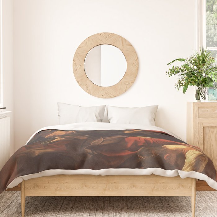 Michelangelo Merisi da Caravaggio "The Death of the Virgin" Duvet Cover Gallery Image 3