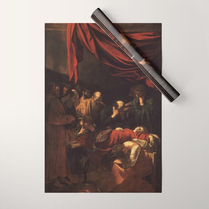 Michelangelo Merisi da Caravaggio "The Death of the Virgin" Wrapping Paper Gallery Image 1