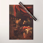 Michelangelo Merisi da Caravaggio "The Death of the Virgin" Wrapping Paper Gallery Image 1