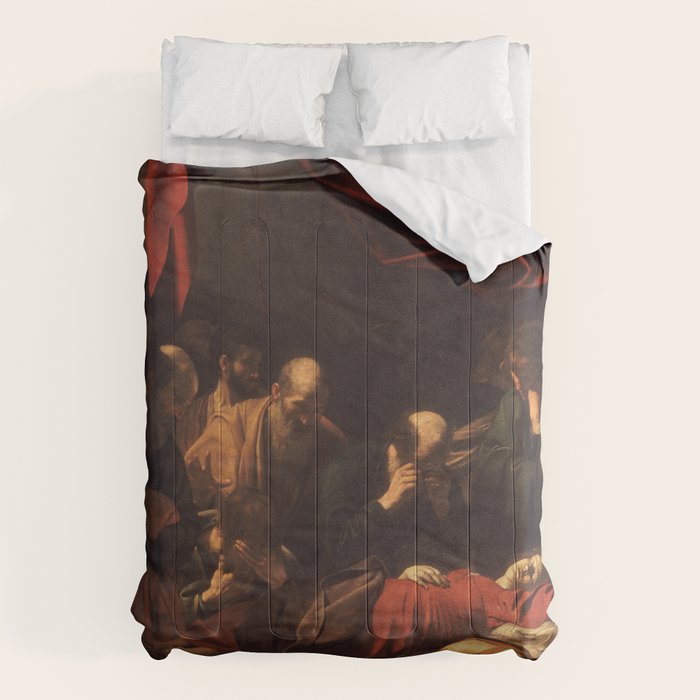 Michelangelo Merisi da Caravaggio "The Death of the Virgin" Comforter Gallery Image 1