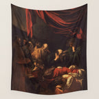 Michelangelo Merisi da Caravaggio "The Death of the Virgin" Wall Tapestry Gallery Image 4