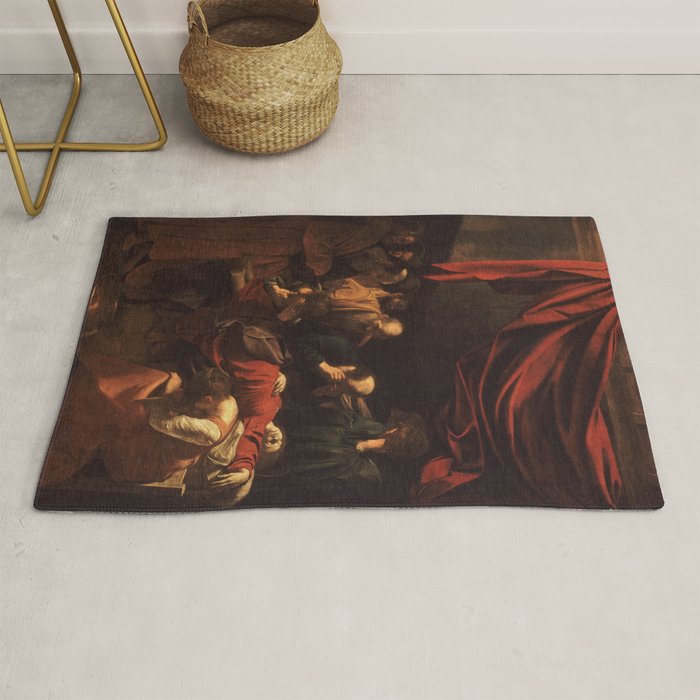 Michelangelo Merisi da Caravaggio "The Death of the Virgin" Rug Gallery Image 1
