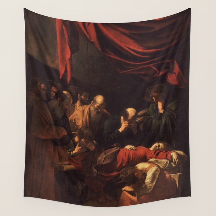 Michelangelo Merisi da Caravaggio "The Death of the Virgin" Wall Tapestry Gallery Image 1