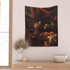 Michelangelo Merisi da Caravaggio "The Death of the Virgin" Wall Tapestry Gallery Image 2