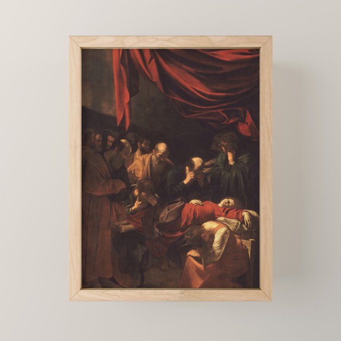 Michelangelo Merisi da Caravaggio "The Death of the Virgin" Mini Art Print Gallery Image 1
