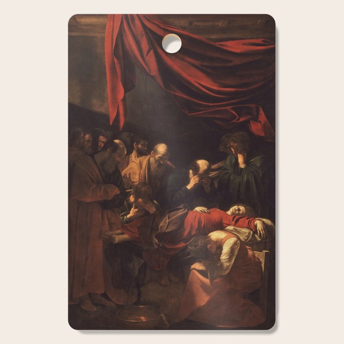 Michelangelo Merisi da Caravaggio "The Death of the Virgin" Cutting Board Gallery Image 1