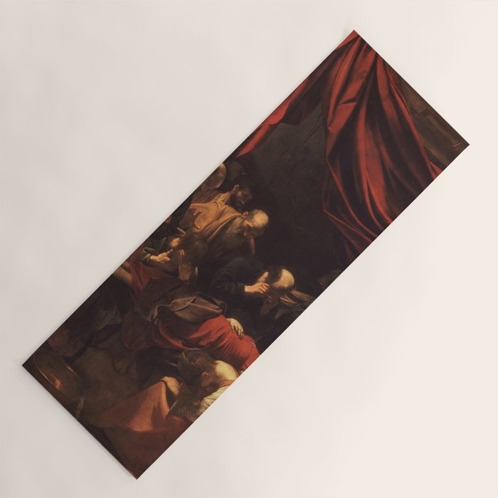 Michelangelo Merisi da Caravaggio "The Death of the Virgin" Yoga Mat
