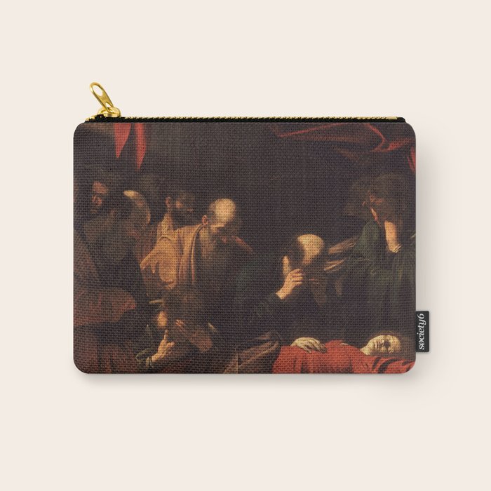 Michelangelo Merisi da Caravaggio "The Death of the Virgin" Carry All Pouch Gallery Image 1