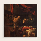 Michelangelo Merisi da Caravaggio "The Death of the Virgin" Wood Wall Art Gallery Image 1