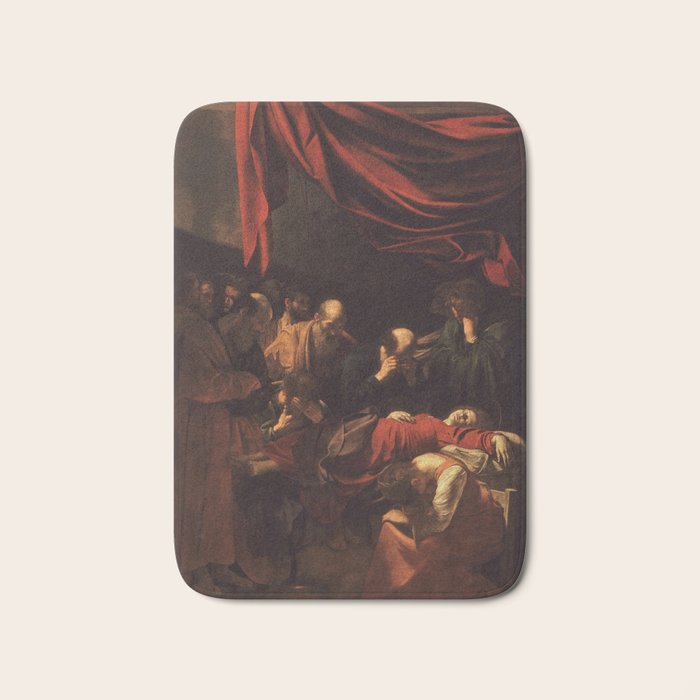 Michelangelo Merisi da Caravaggio "The Death of the Virgin" Bath Mat Gallery Image 1