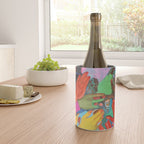 A Hand Is All We Need, Abstract Human Face Community, Humanity People Colorful Concept Positivity Wine Chiller Gallery Image 4