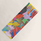 A Hand Is All We Need, Abstract Human Face Community, Humanity People Colorful Concept Positivity Yoga Mat Gallery Image 1