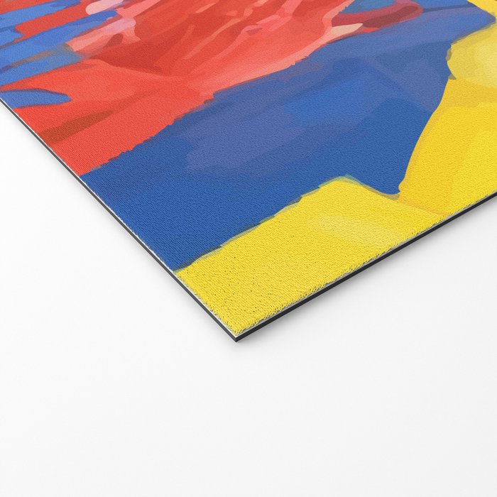 A Hand Is All We Need, Abstract Human Face Community, Humanity People Colorful Concept Positivity Welcome Mat Gallery Image 2