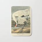 Bird Divinations: Whooping Crane (about: almanacofbirds.org) Bath Mat Gallery Image 1