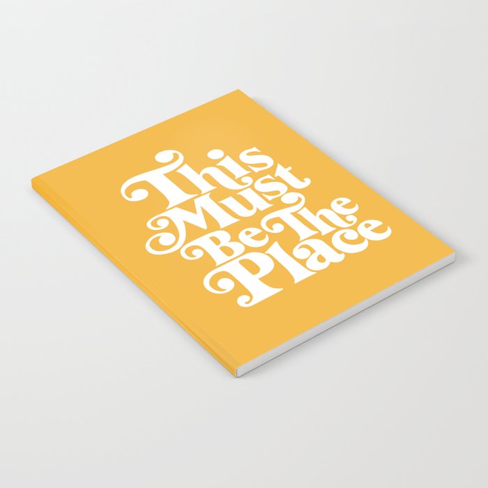 This Must Be The Place - Yellow Palette Notebook Gallery Image 2
