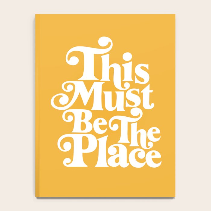 This Must Be The Place - Yellow Palette Notebook Gallery Image 4