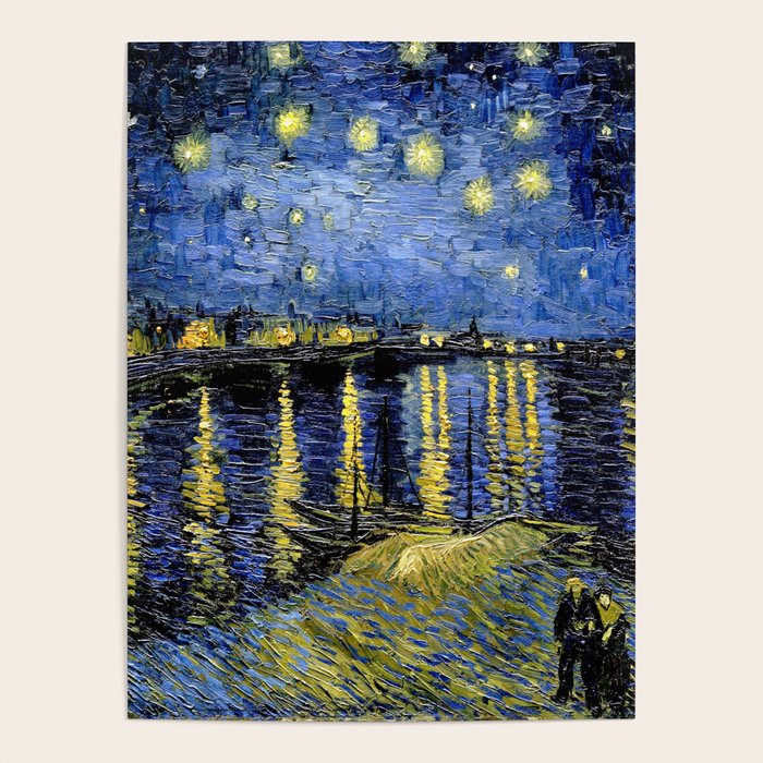 Vincent Van Gogh Starry Night Poster Gallery Image 4