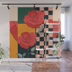 Red Roses 3 Wall Mural Gallery Image 1
