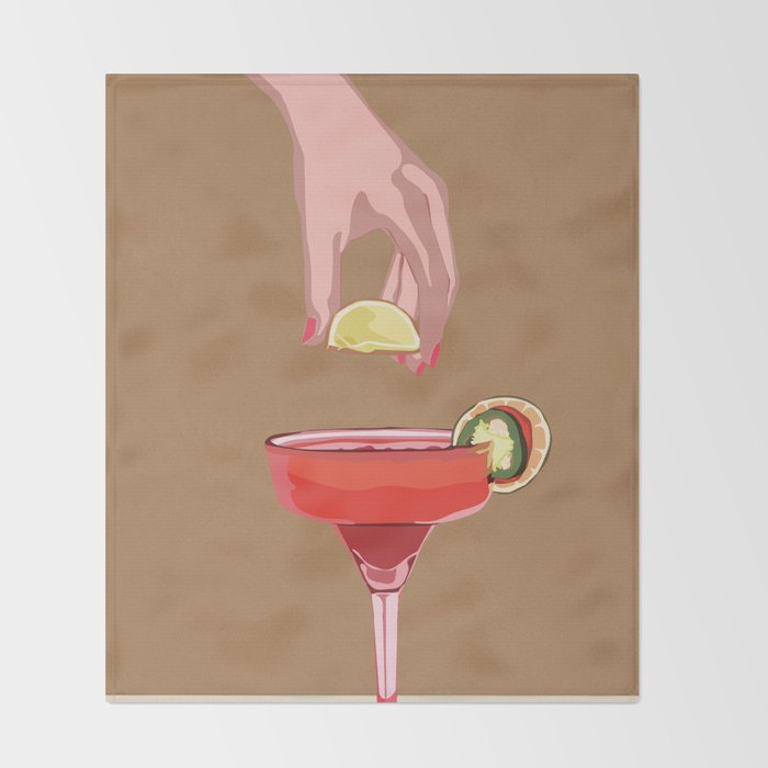 Cocktail Time 1 Throw Blanket Gallery Image 2