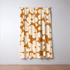 Retro Color Palette - 70's Daisy Window Curtain Gallery Image 3