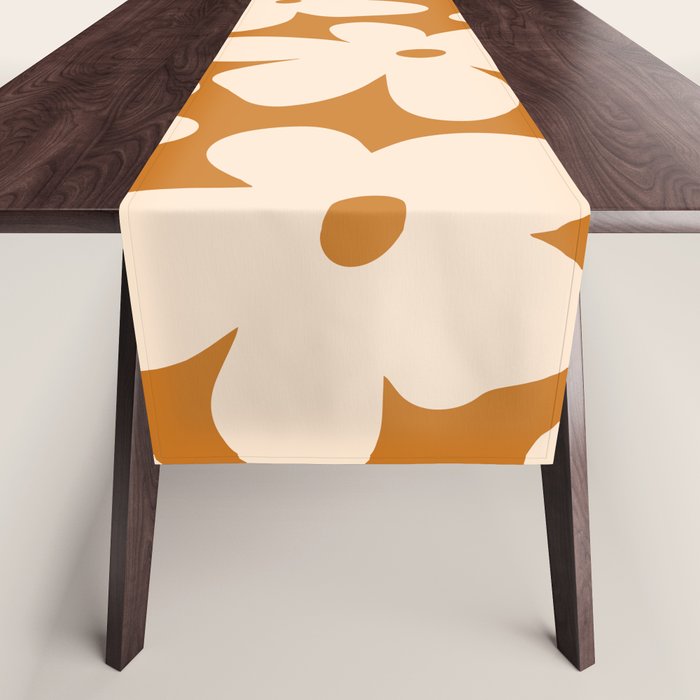 Retro Color Palette - 70's Daisy Table Runner