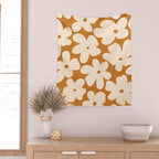 Retro Color Palette - 70's Daisy Wall Tapestry Gallery Image 2