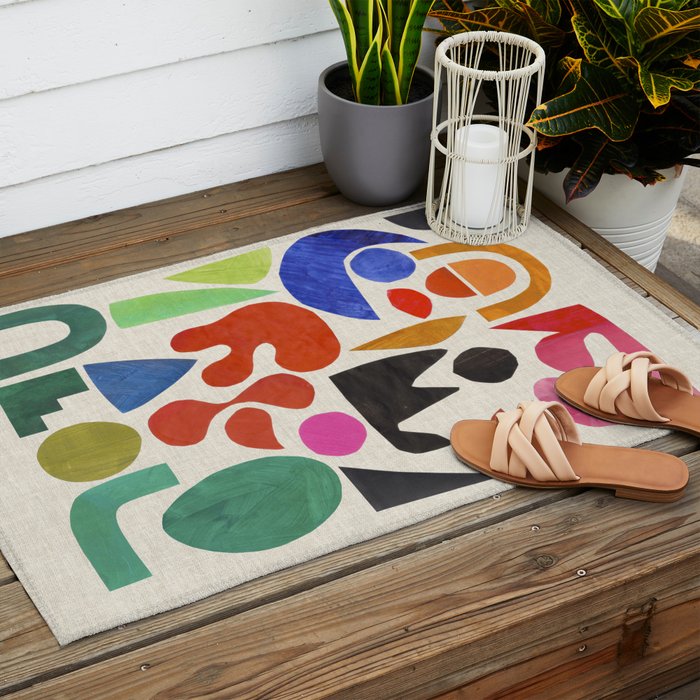 Goes Around Outdoor Rug Gallery Image 2