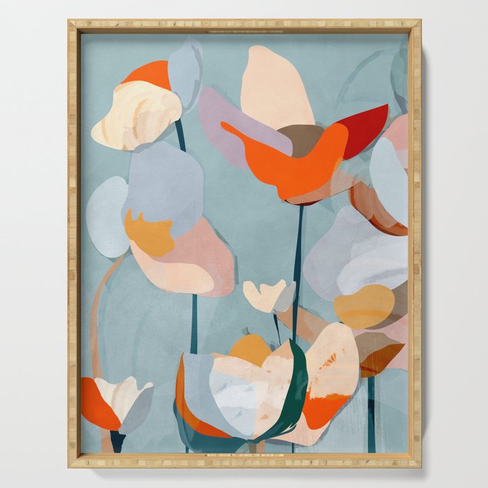 Layered Bloom Serving Tray Gallery Image 1