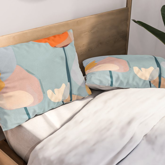 Layered Bloom Pillow Sham Gallery Image 2