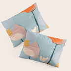 Layered Bloom Pillow Sham Gallery Image 3