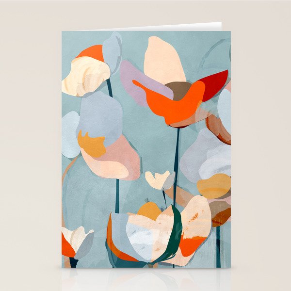 Layered Bloom Stationery Card Gallery Image 2
