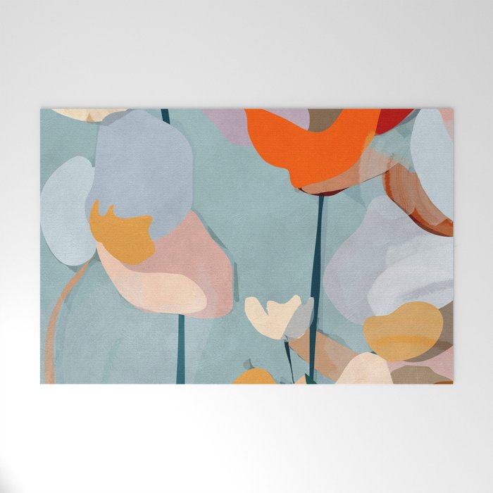 Layered Bloom Welcome Mat Gallery Image 1