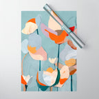 Layered Bloom Wrapping Paper Gallery Image 1