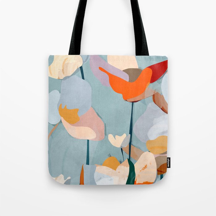 Layered Bloom Tote Bag Gallery Image 1