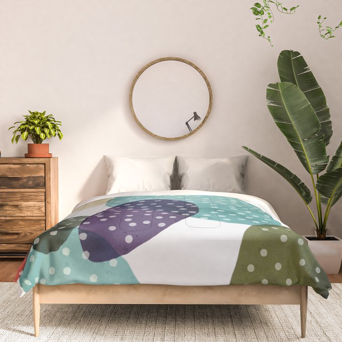Cactus watercolor II Comforter Gallery Image 3