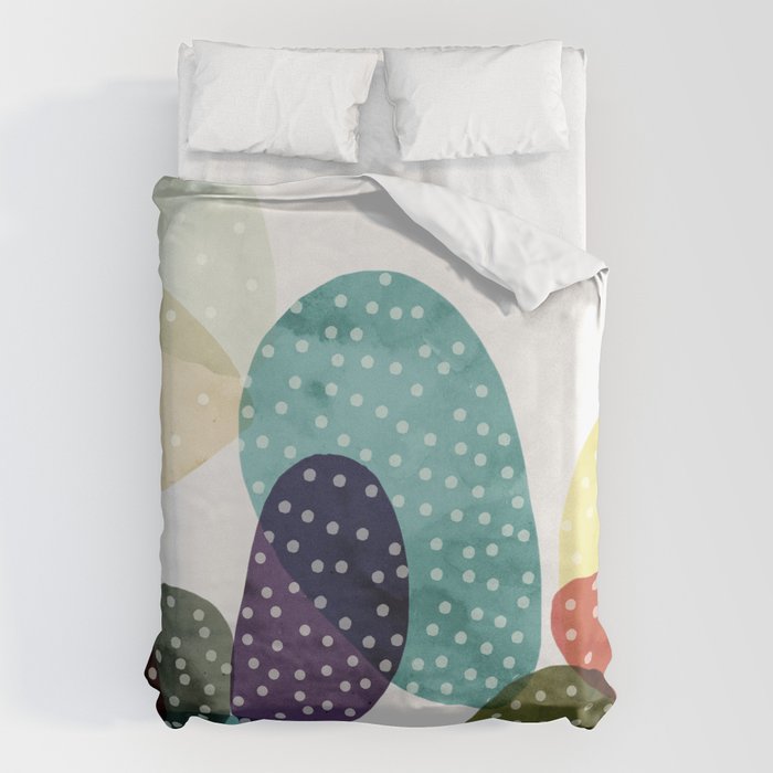 Cactus watercolor II Duvet Cover Gallery Image 6
