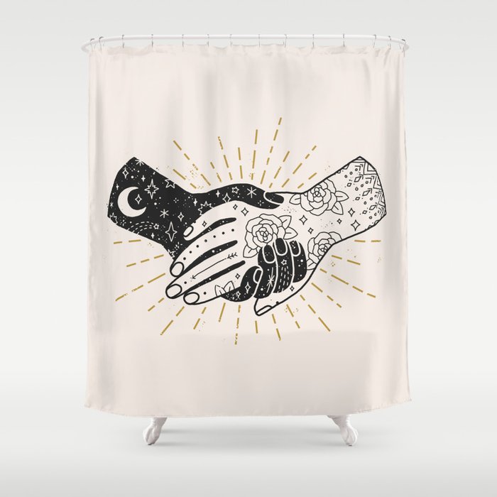 Hold On Shower Curtain Gallery Image 1