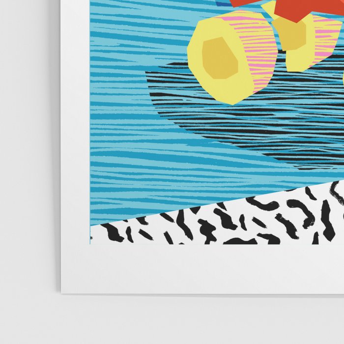 The Right Stuff - retro throwback 80s style rollerskates skating rink trendy 1980's Poster Gallery Image 3