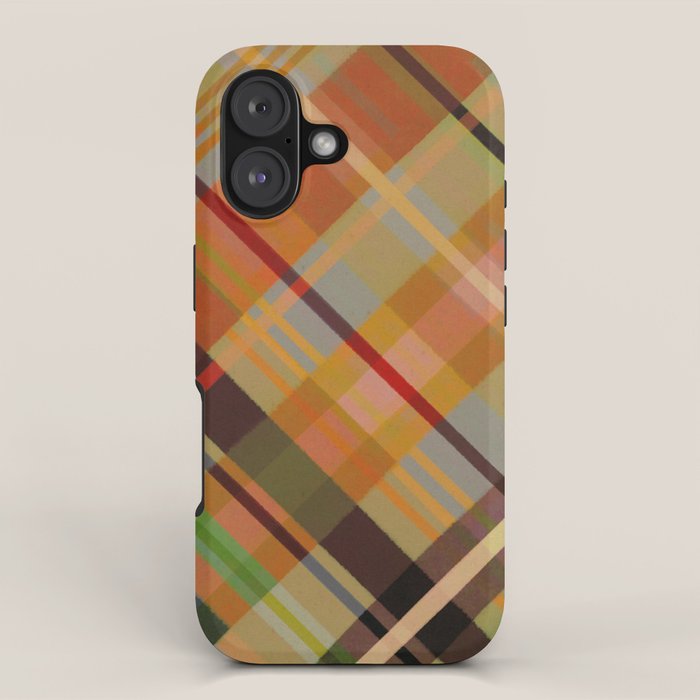 Colorful Plaid #2 Iphone Case