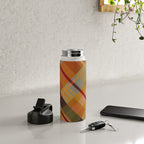 Colorful Plaid #2 Water Bottle Gallery Image 5
