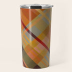 Colorful Plaid #2 Travel Mug Gallery Image 1