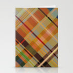 Colorful Plaid #2 Stationery Card Gallery Image 2