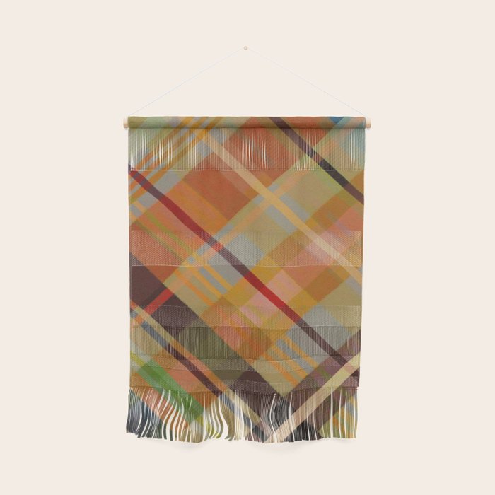 Colorful Plaid #2 Wall Hanging Gallery Image 1