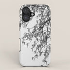 Wisteria Tree Art Print - Black and White Nature Photography iPhone Case Gallery Image 1