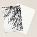 Wisteria Tree Art Print - Black and White Nature Photography Stationery Card Gallery Image 2
