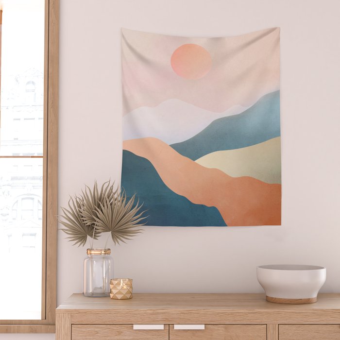 Mountain Ridge 02 Wall Tapestry Gallery Image 2