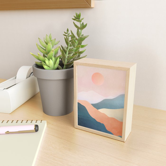 Mountain Ridge 02 Mini Art Print Gallery Image 2