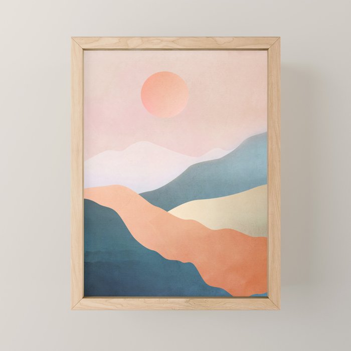 Mountain Ridge 02 Mini Art Print Gallery Image 1